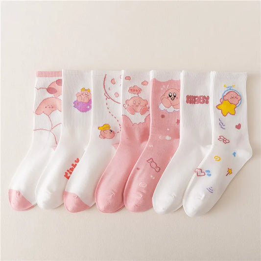 7-Pair Women's Mid-Length Kirby Socks Set